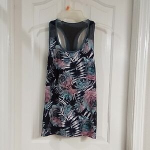 Floral Racerback Tank Top
